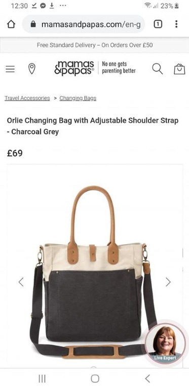 orlie changing bag