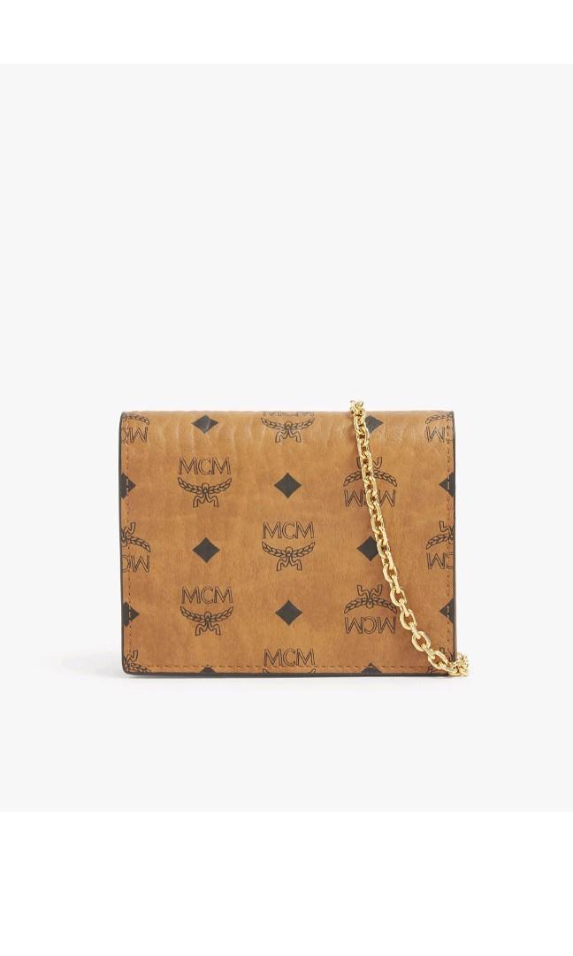 Mcm crossbody card holder Clearance