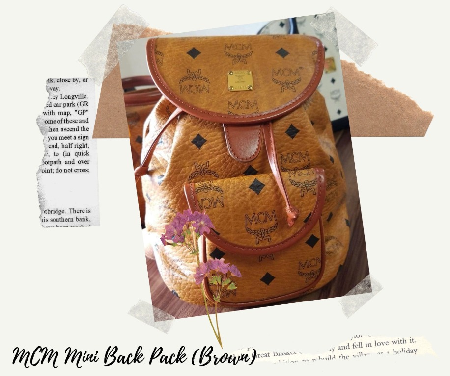 mcm mini bookbag