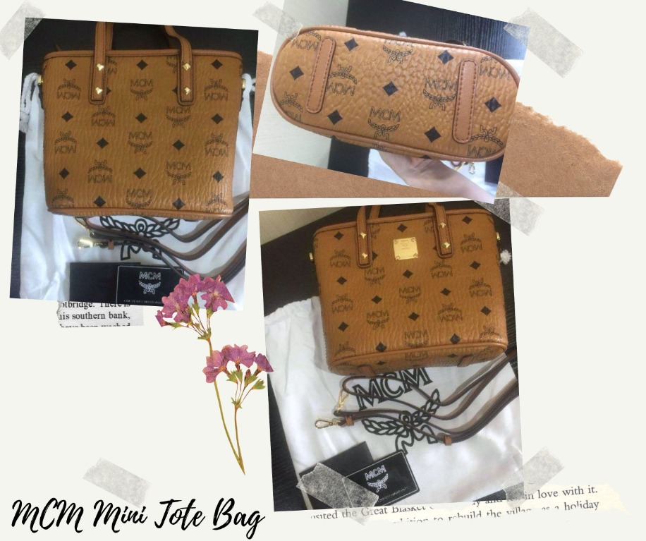 mcm mini tote