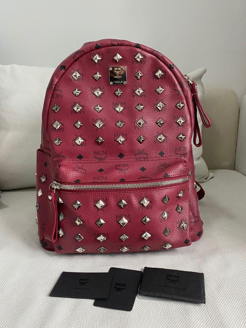 Mcm scooter sales red tote