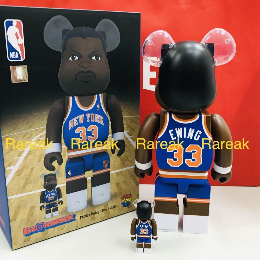 Medicom Bearbrick 2020 NBA New York Knicks Patrick Ewing 400% + 
