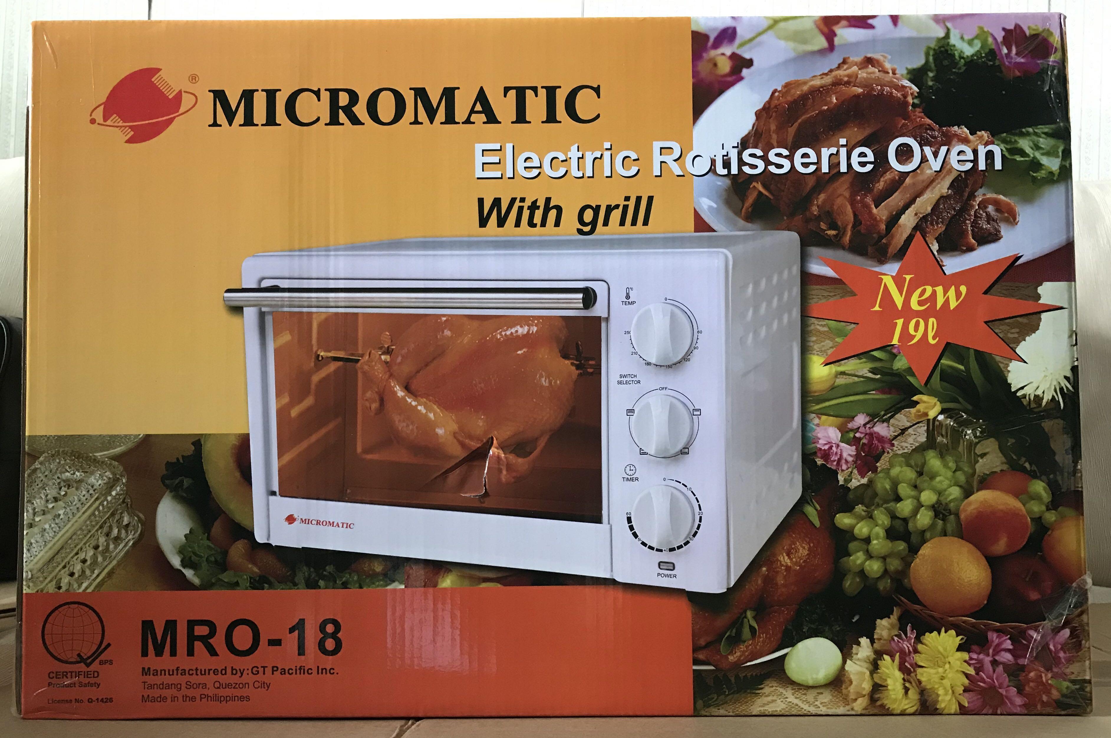 Micromatic Oven Toaster MRO 18 Furniture Home Living