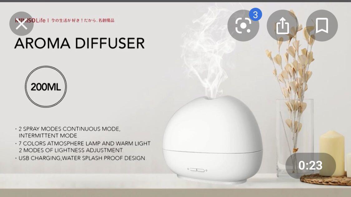 Miniso Aroma Diffuser, Furniture & Home Living, Home Fragrance on Carousell