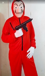 On Hand Money Heist Salvador Dali Mask La Casa De Papel Costume Netflix Toys Games Toys On Carousell
