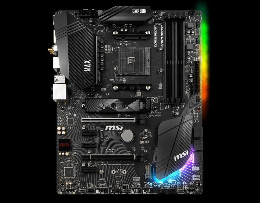 Msi carbon pro b450 new arrivals
