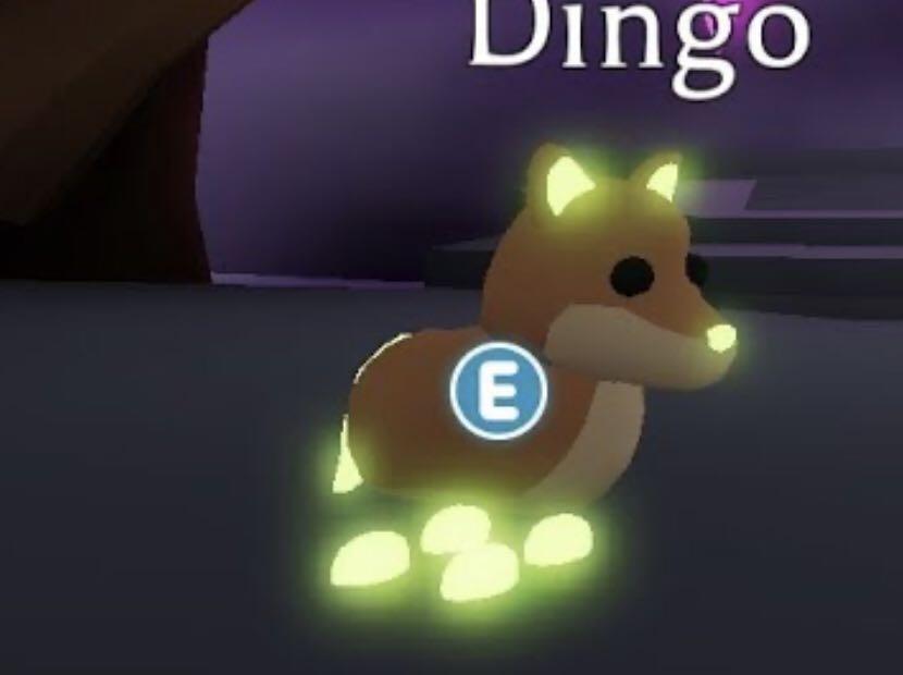 Neon Dingo Toys Games Video Gaming In Game Products On Carousell Neon dingo roblox adopt me aussie pets. neon dingo