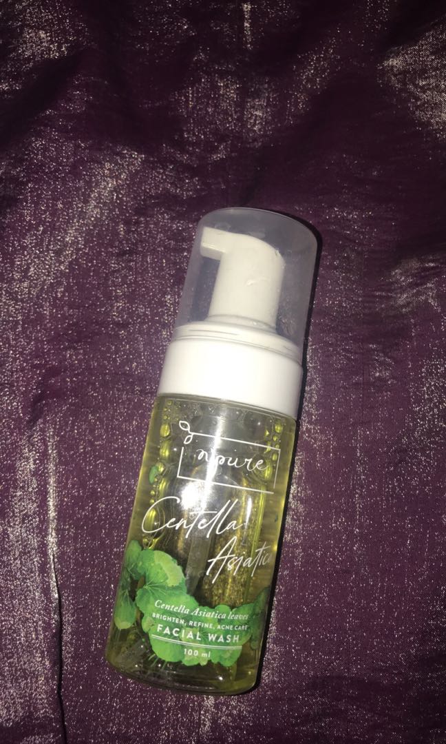 centella asiatica facial wash