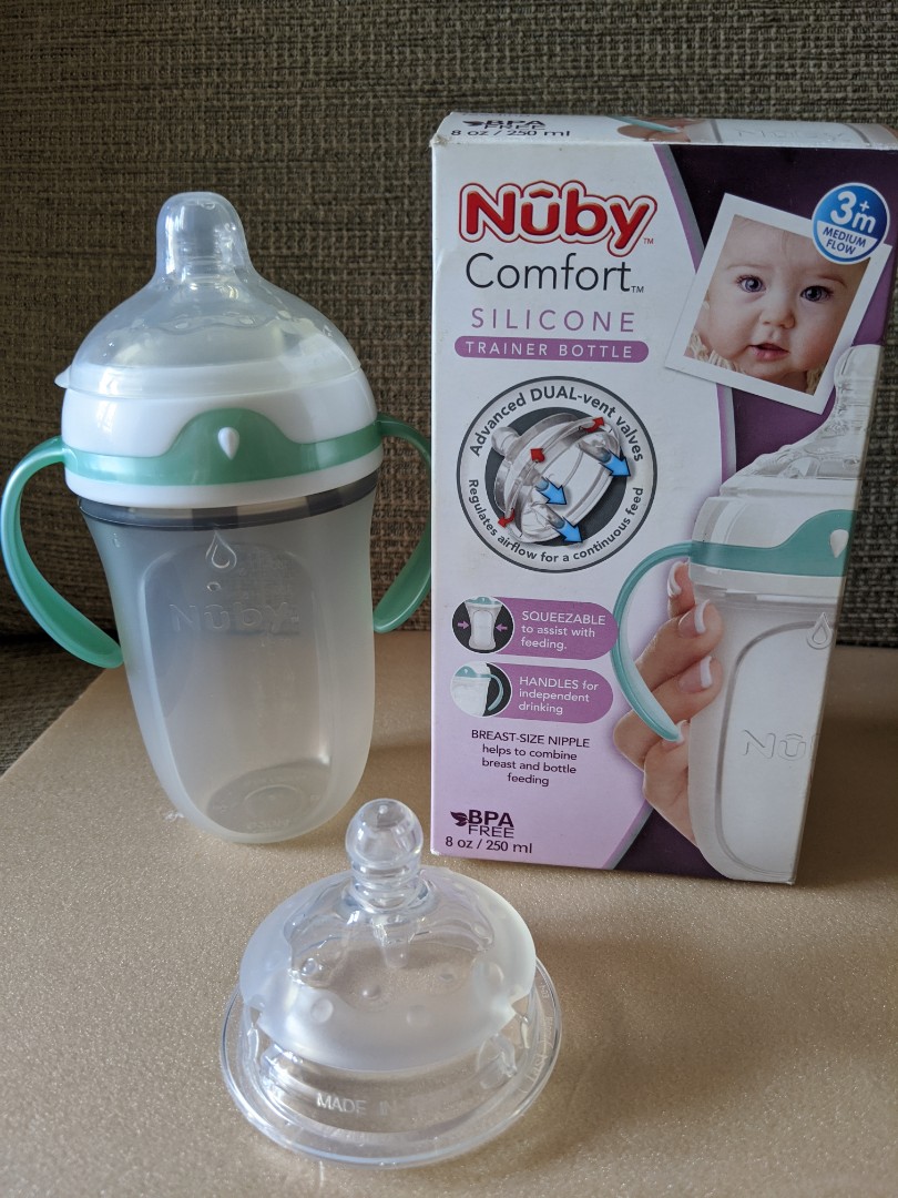 Nuby comfort shop silicone bottle