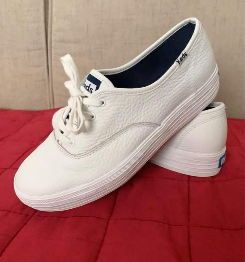 keds triple decker white leather