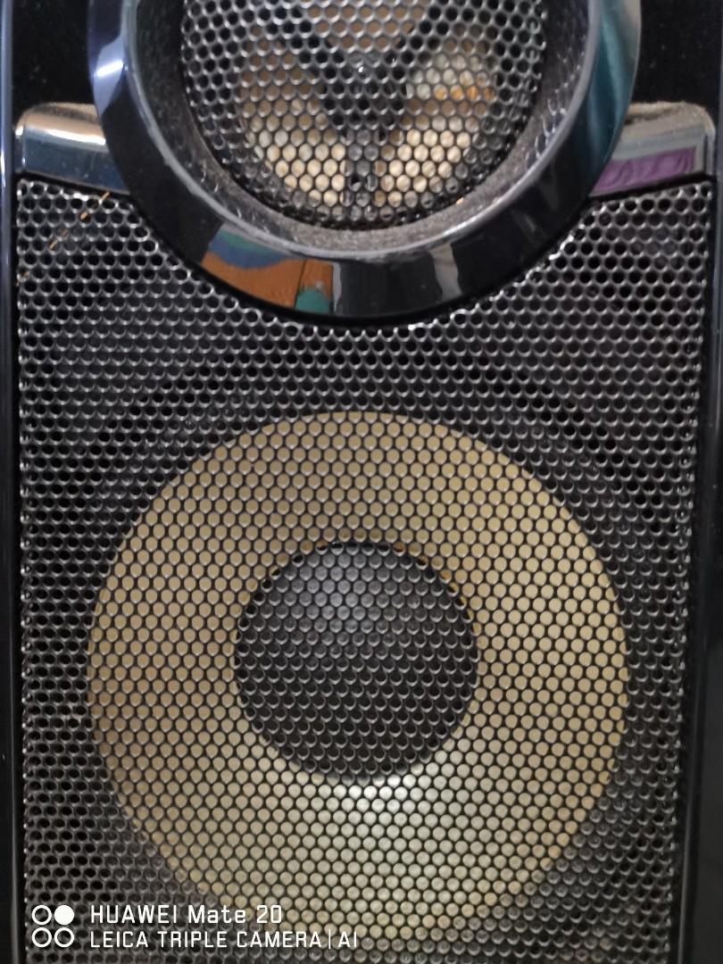 panasonic wooden speakers