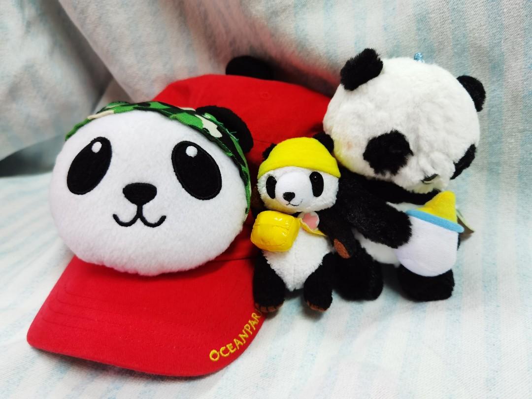combo panda keychain