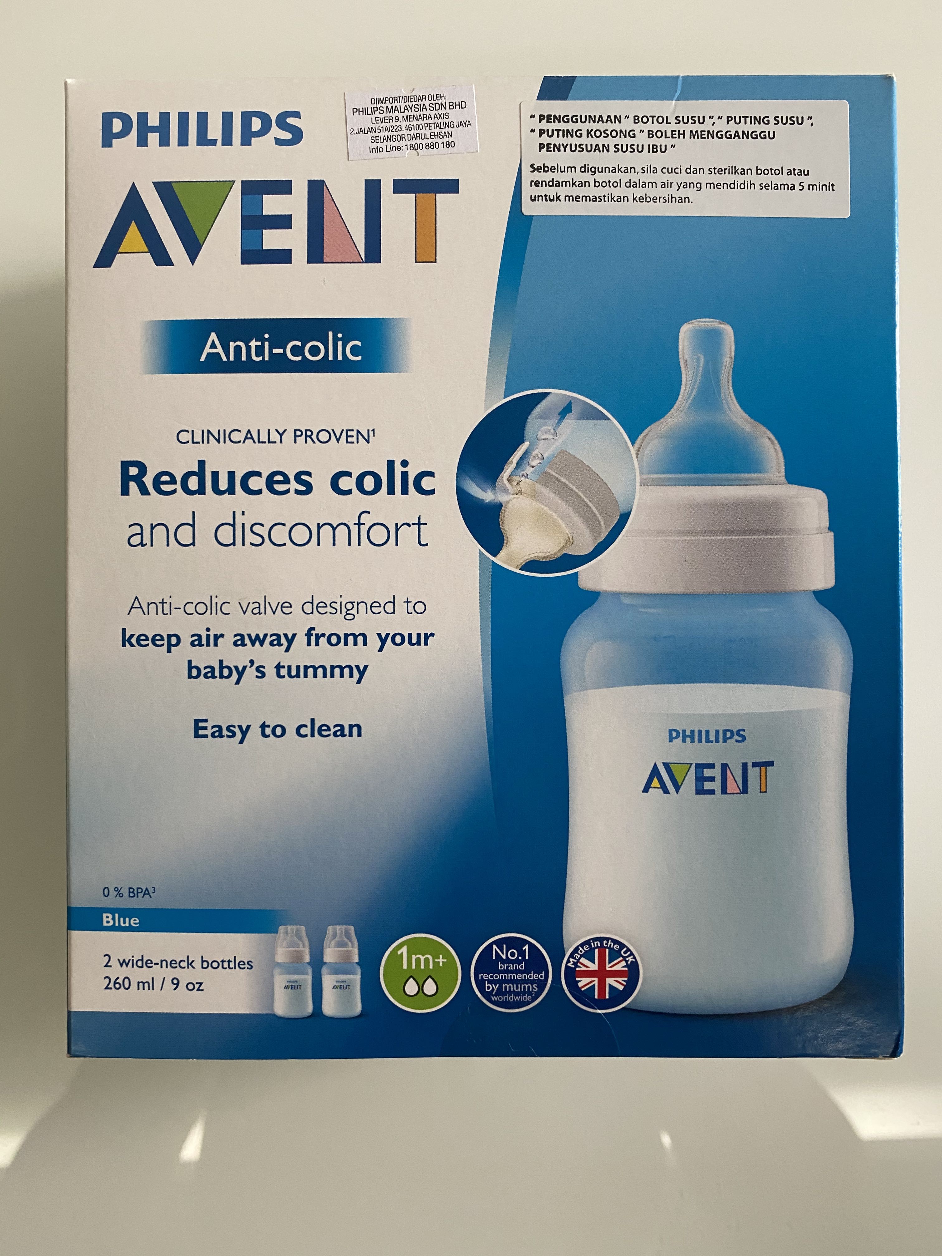 Philips Avent Anti Colic Milk Bottle 260mlx2 Babies Kids Nursing Feeding On Carousell