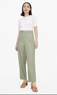 Pomelo Linen Peg Leg Trousers