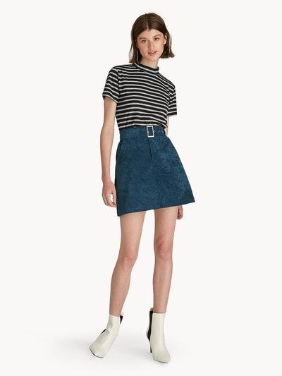Belted corduroy skirt Clearance