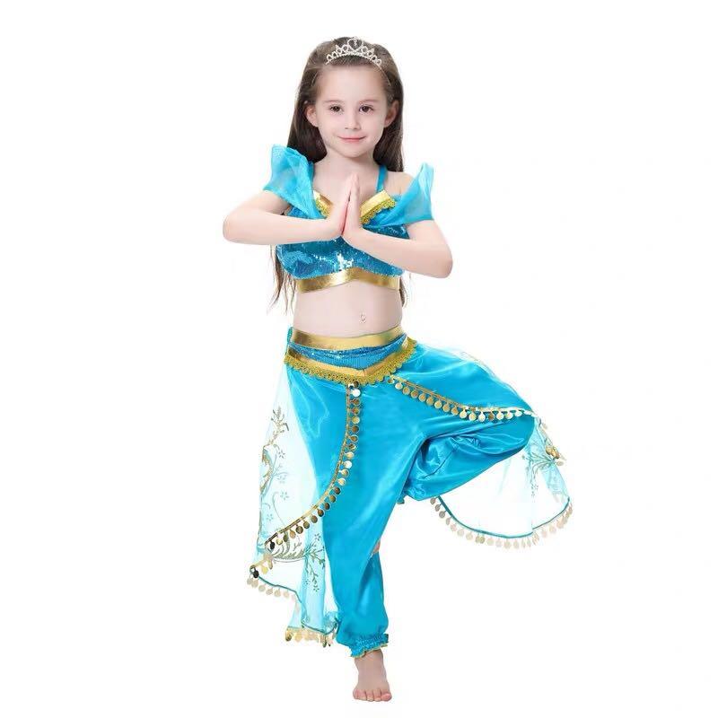 Princess Jasmine Costume Babies Kids Girls Apparel 4 To 7 Years On Carousell