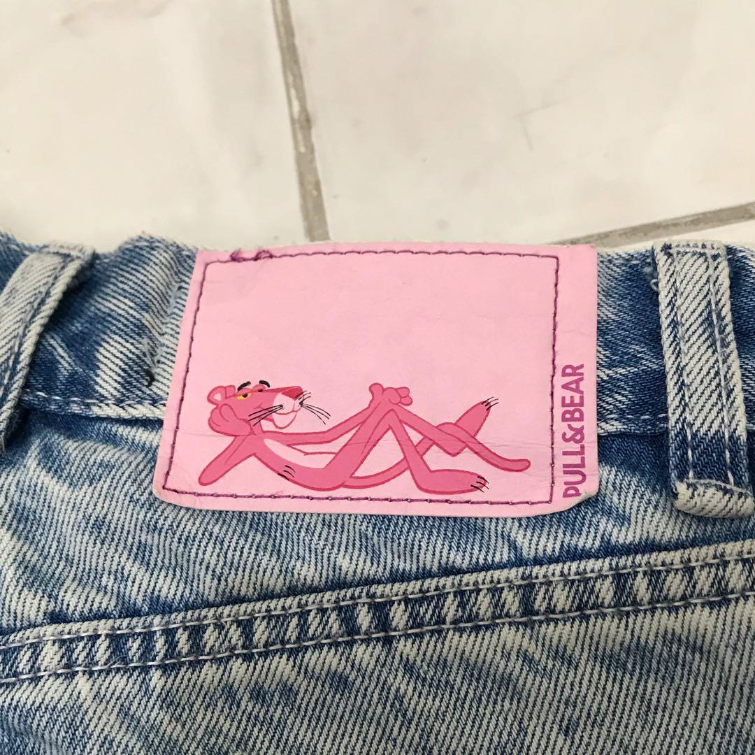 pull and bear pink panther jeans