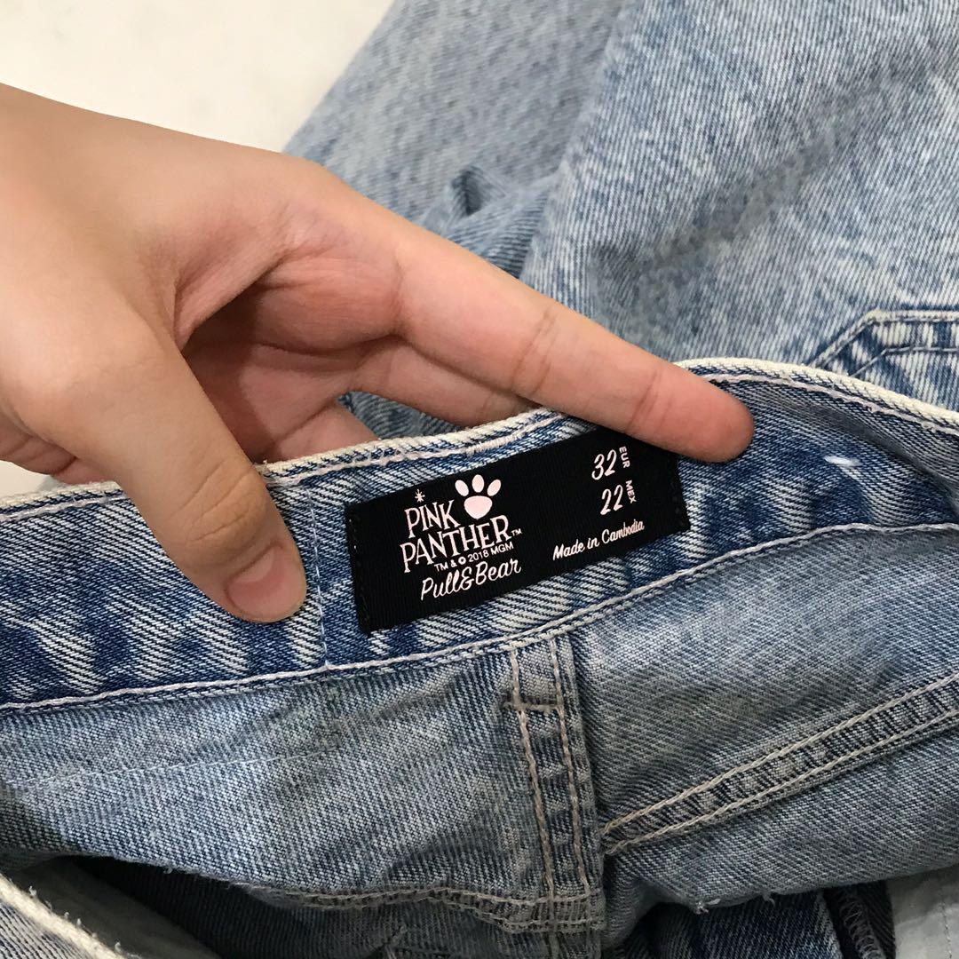 pull and bear pink panther jeans