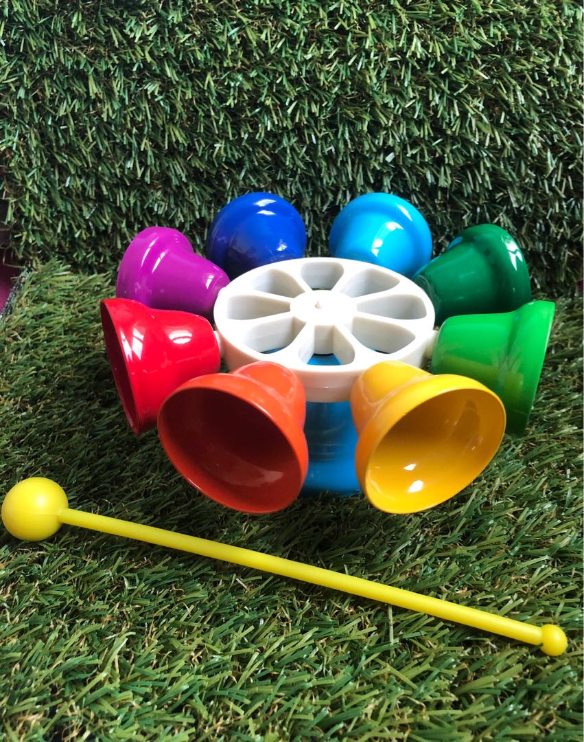 Rainbow spinning hot sale bells
