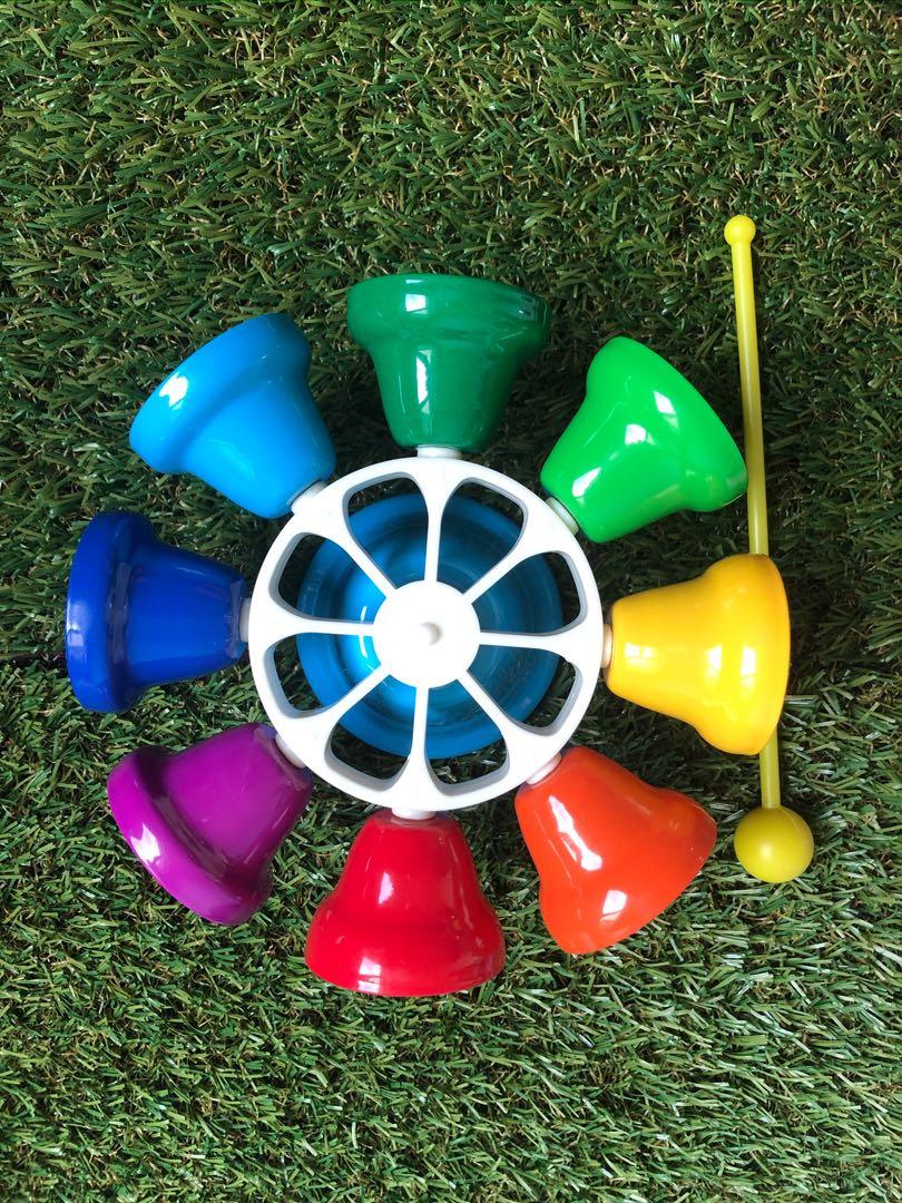 Rainbow spinning hot sale bells