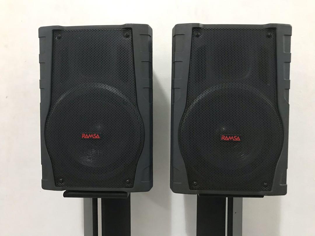 Ramsa 2-way Speakers (WS-AT75-K) for outdoor, indoor, Audio 