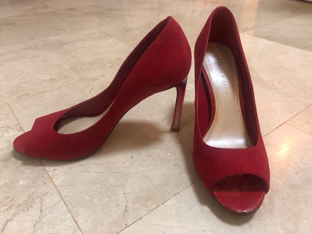 red pumps cheap