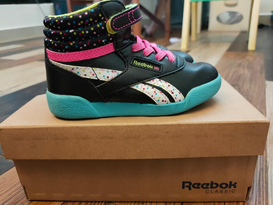 Girls reebok high online tops