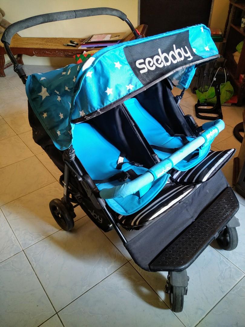 Seebaby double stroller t22 review store