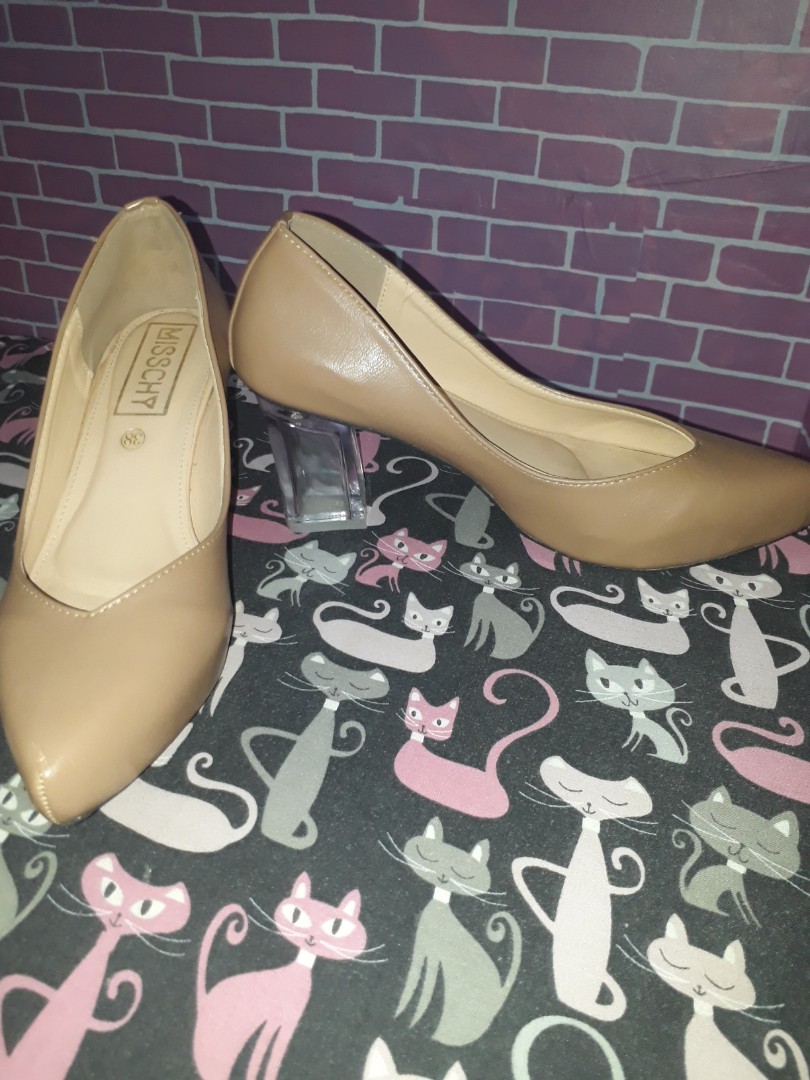 Sepatu Heels Kaca Fesyen Wanita Sepatu Di Carousell