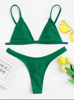 Shein Forrest Green Bikini Set
