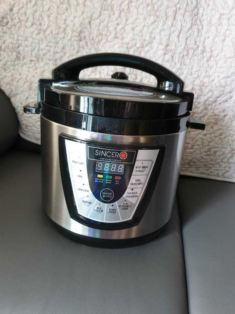 Sincero Pressure Cooker TV Home Appliances Kitchen Appliances Cookers on Carousell