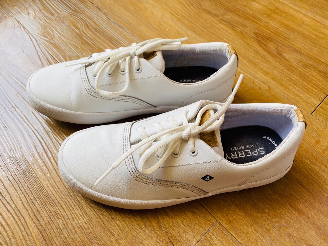 sperry top sider white shoes