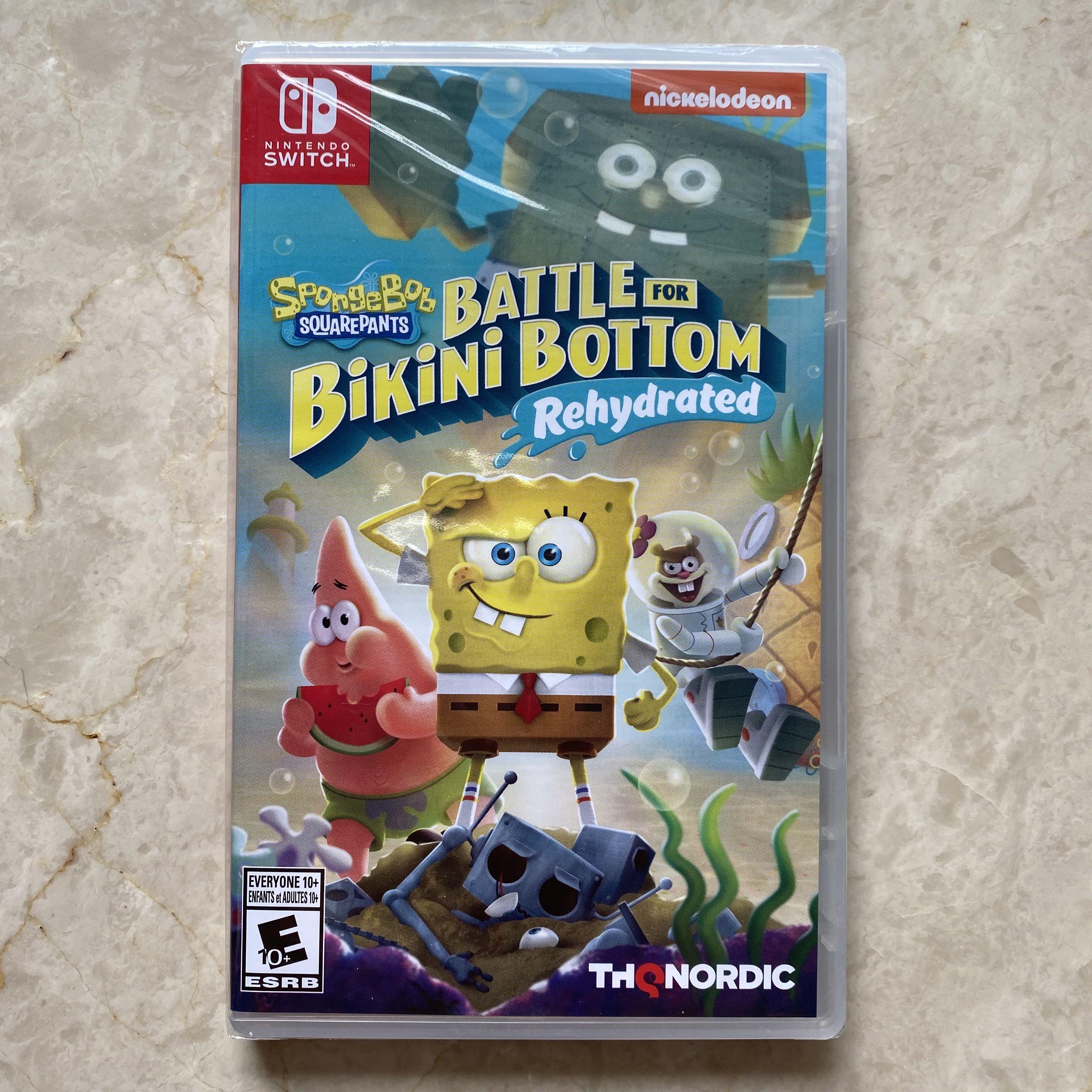Spongebob Battle For Bikini Bottom Rehydrated Nintendo Switch
