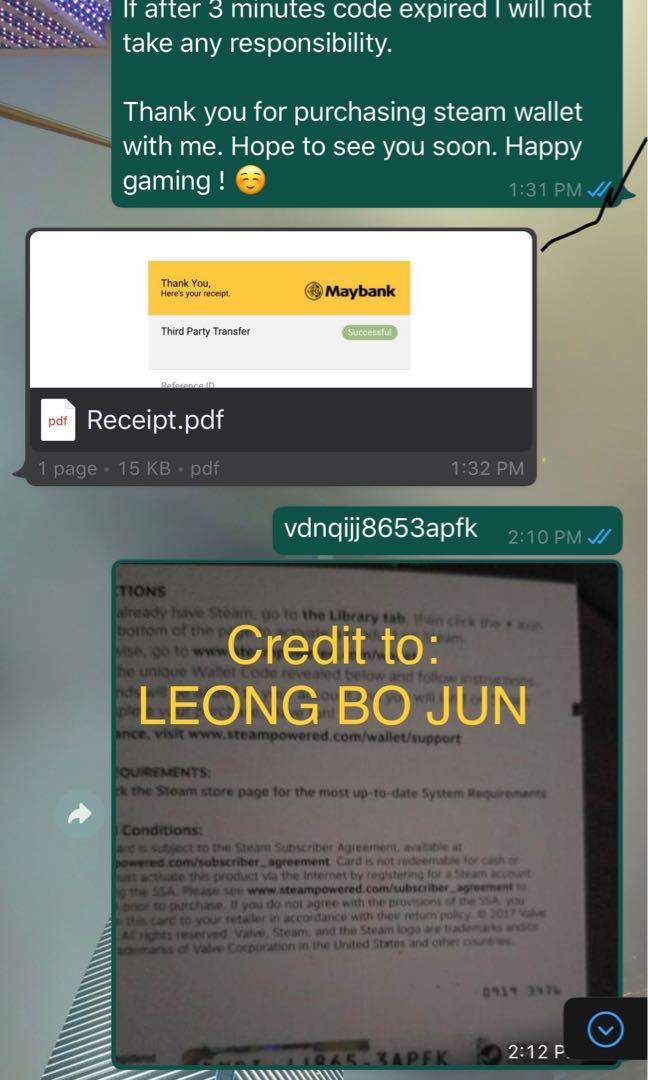 Steam Wallet Gift Card Usd 20 50 100 Tickets Vouchers Gift Cards Vouchers On Carousell