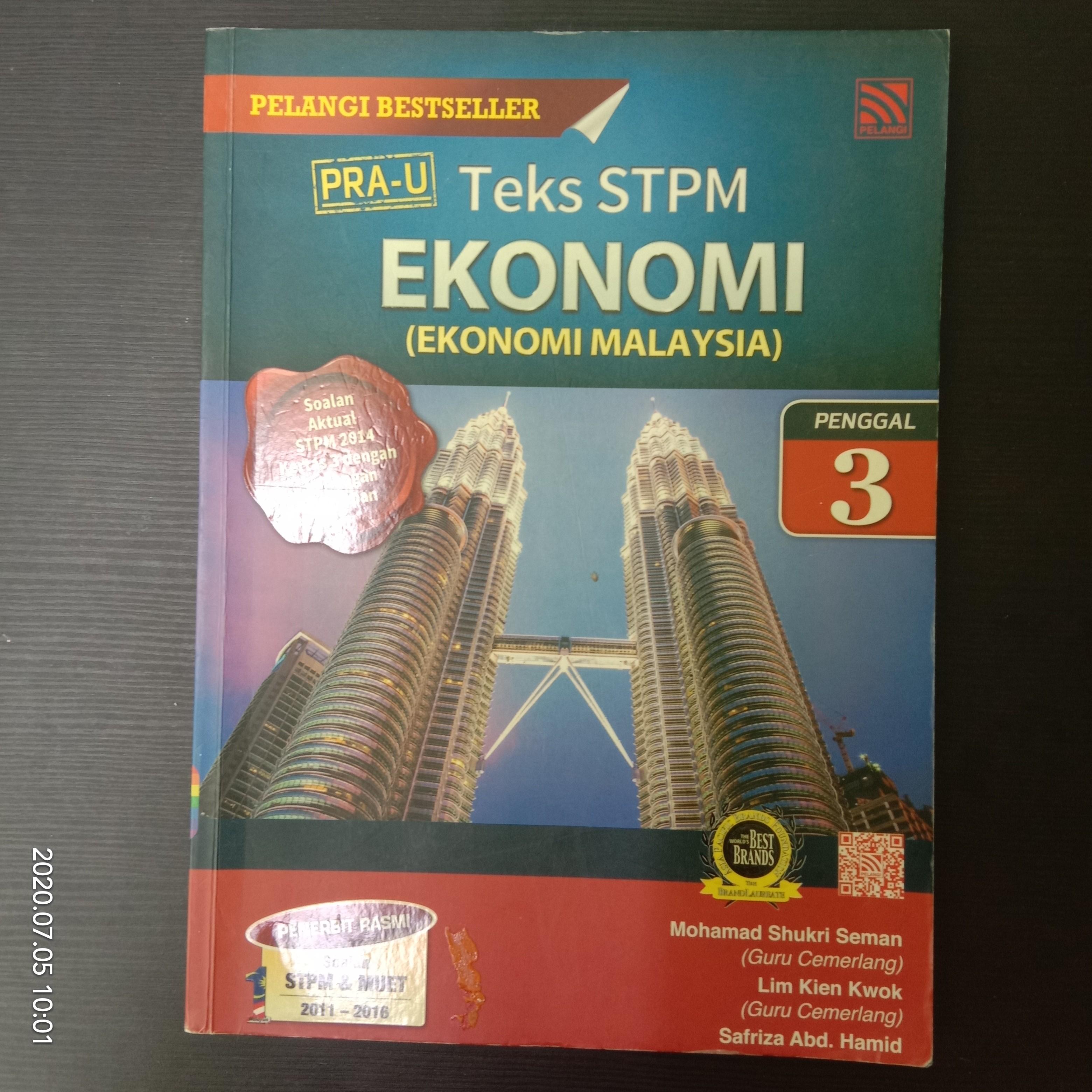 STPM Buku Rujukan Mikroekonomi (Penggal 1) & Ekonomi (Penggal 3