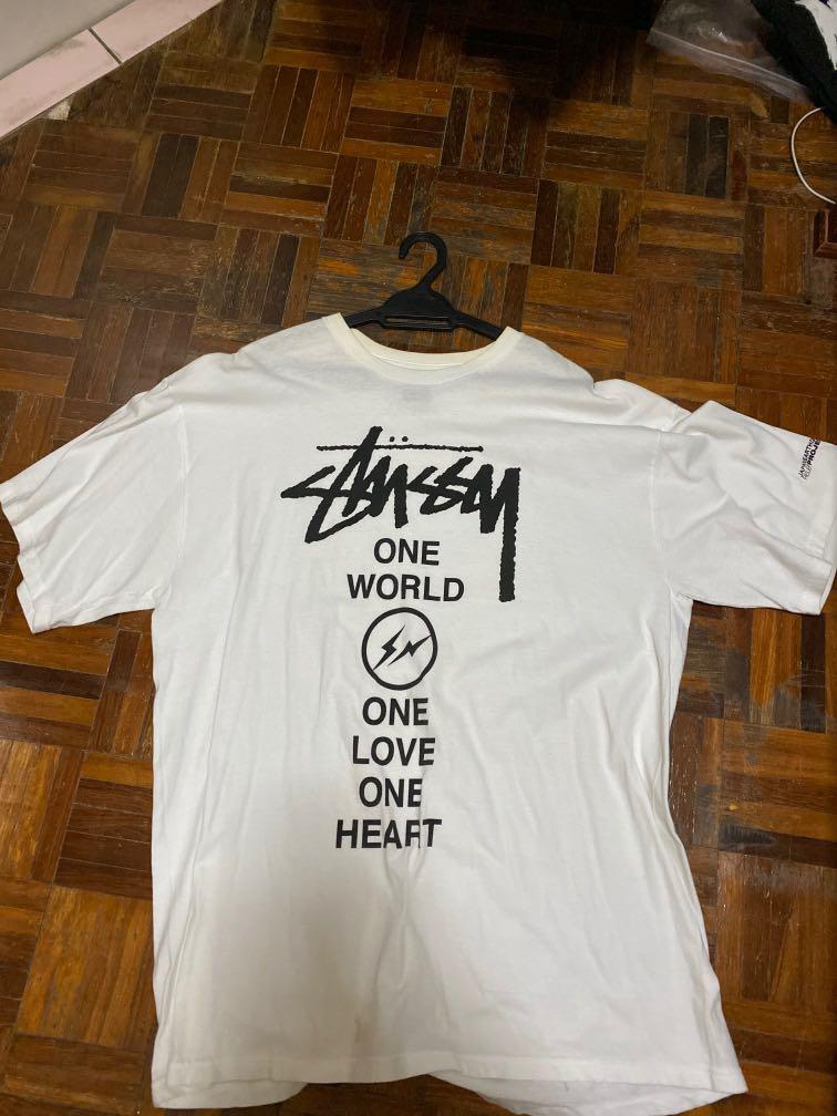 Stussy X Fragment 1 Love 1 Love 1 Heart Men S Fashion Clothes Tops On Carousell