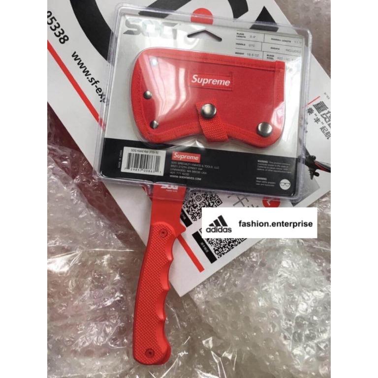 Supreme SS18 SOG Hand Axe Red