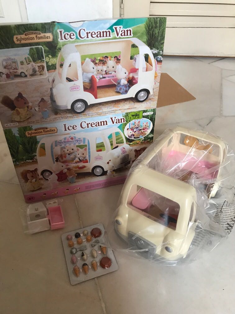 Sylvanian families ice cream top van