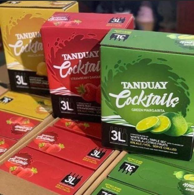 Tanduay COCKTAILS 3L1BOX, Food & Drinks, Beverages on Carousell