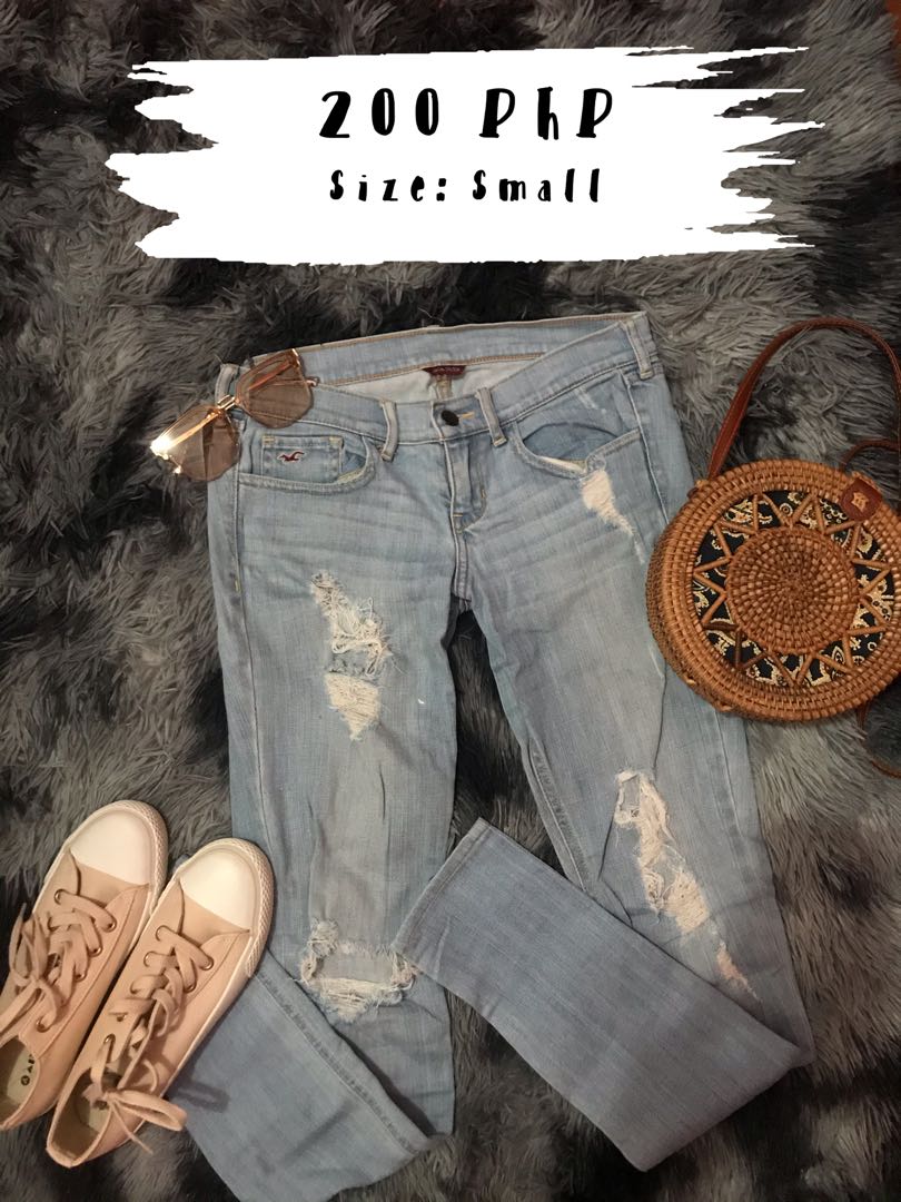 tattered skinny jeans