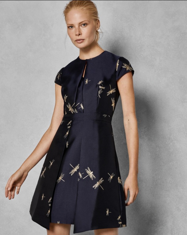 Hartty dragonfly clearance jacquard dress