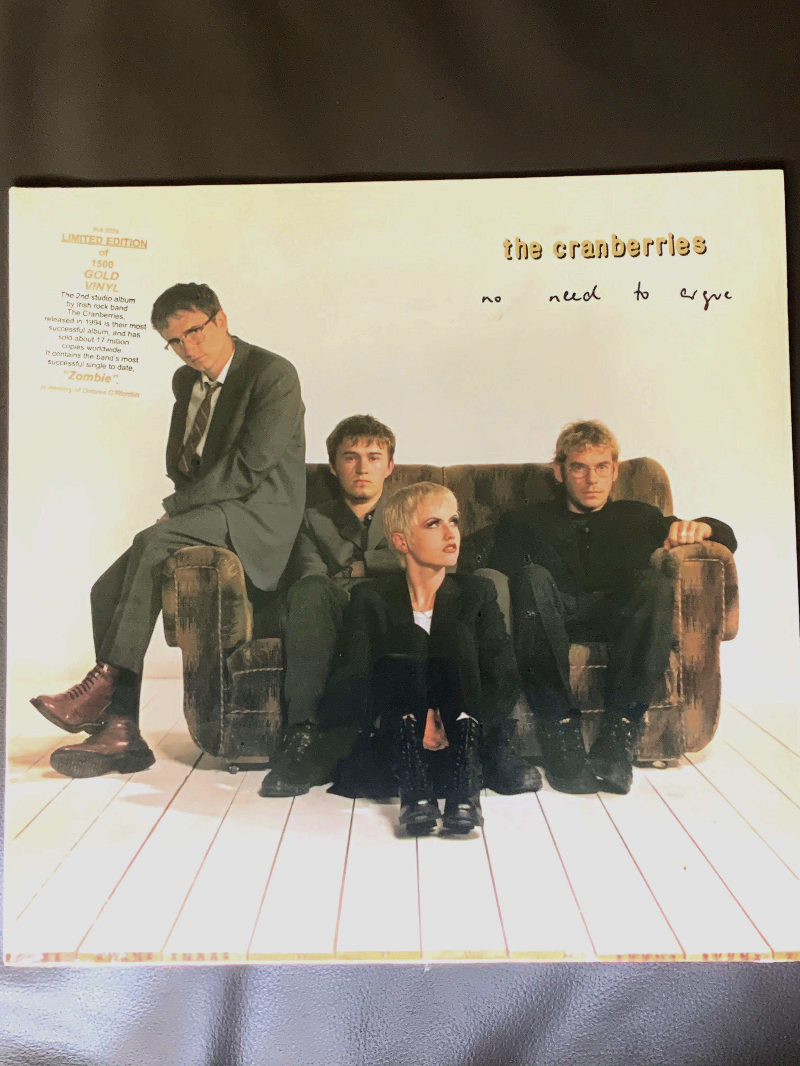 The Cranberries No Need To Argue Limited Edition Gold Vinyl Music Media Cds Dvds Other Media On Carousell