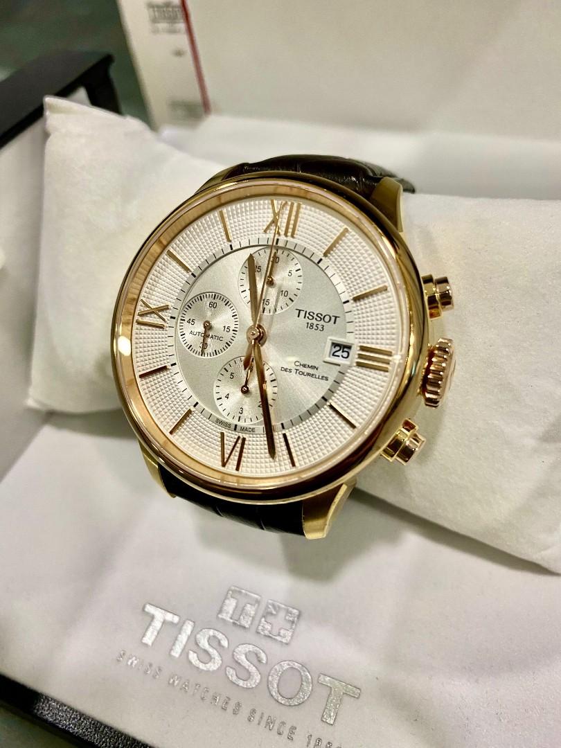 TISSOT CHEMIN DES TOURELLES AUTOMATIC CHRONOGRAPH, Men's Fashion, Watches \u0026  Accessories, Watches on Carousell