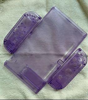 Trans atomic purple nintendo switch shell