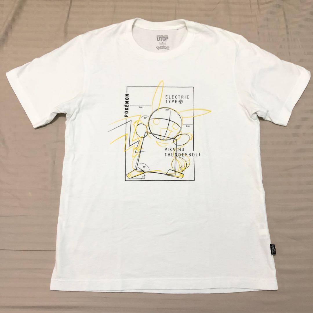Uniqlo X Pokemon Shirt For Men Pikachu Design Men S Fashion Clothes Tops On Carousell