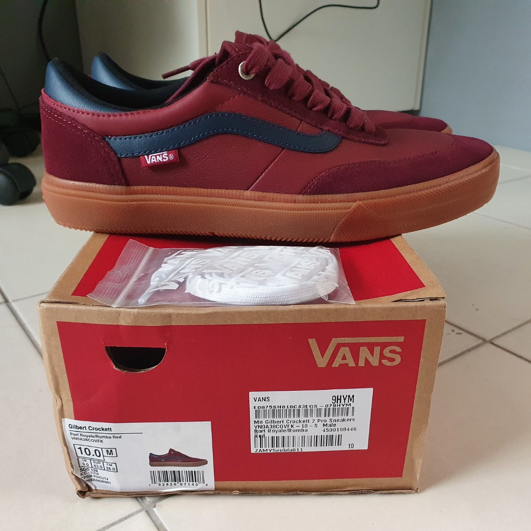 Vans gilbert 2025 crockett red