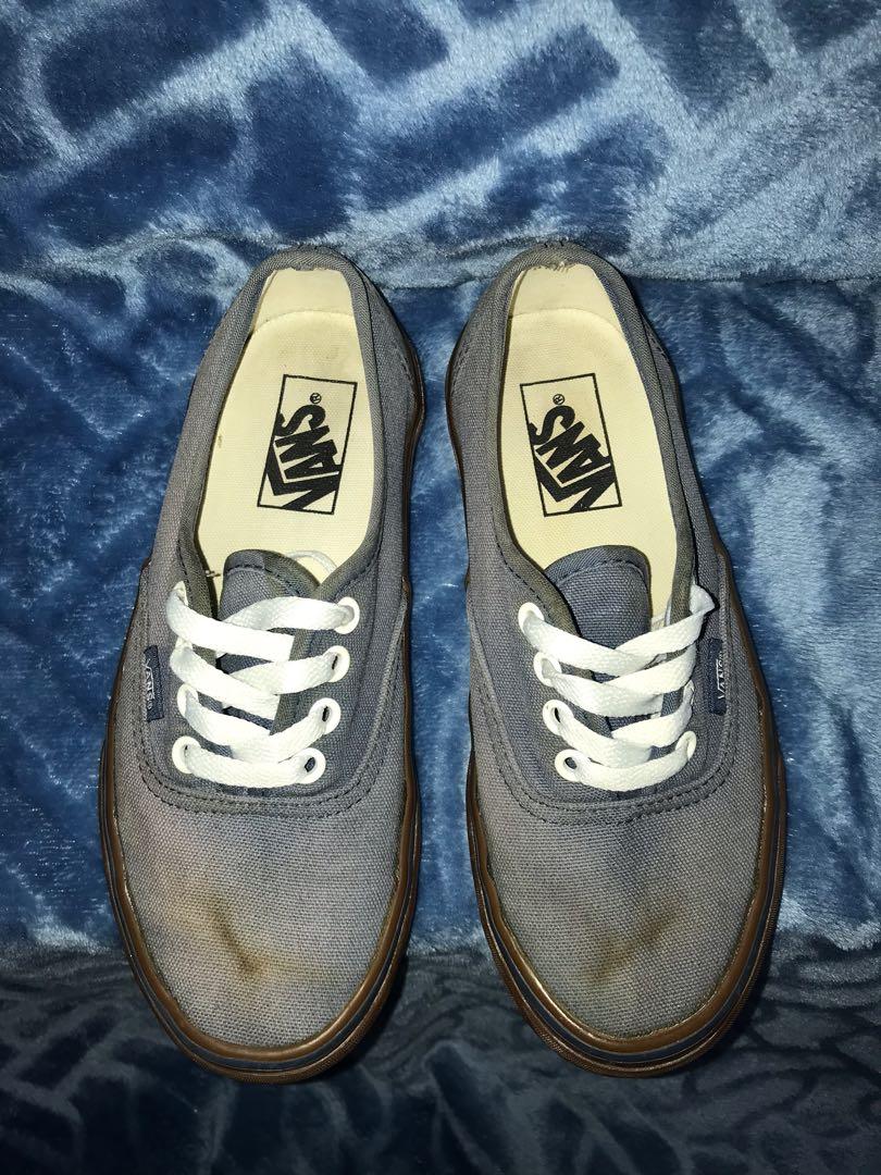 tan vans gum sole