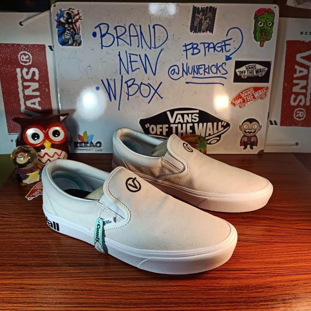 Vans comfycush distort slip on on sale
