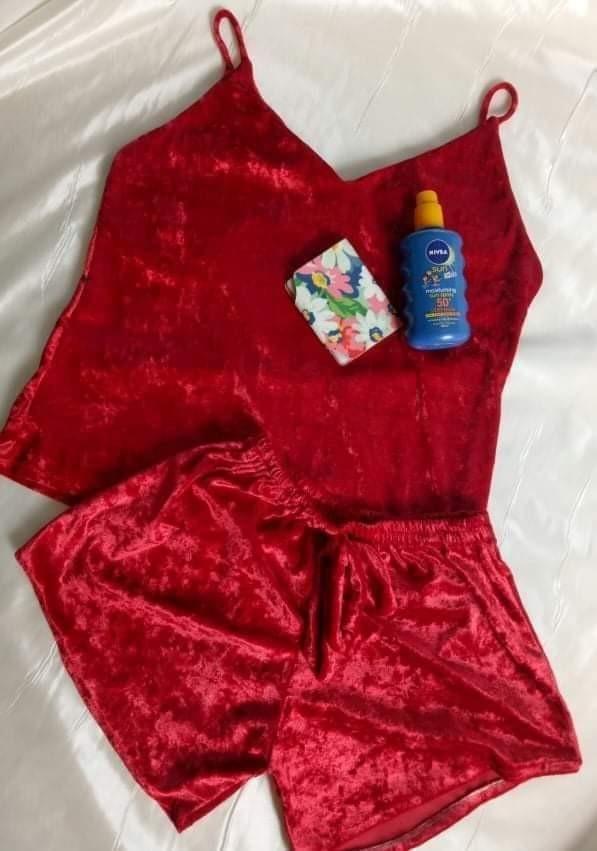 Velvet terno sleepwear sales