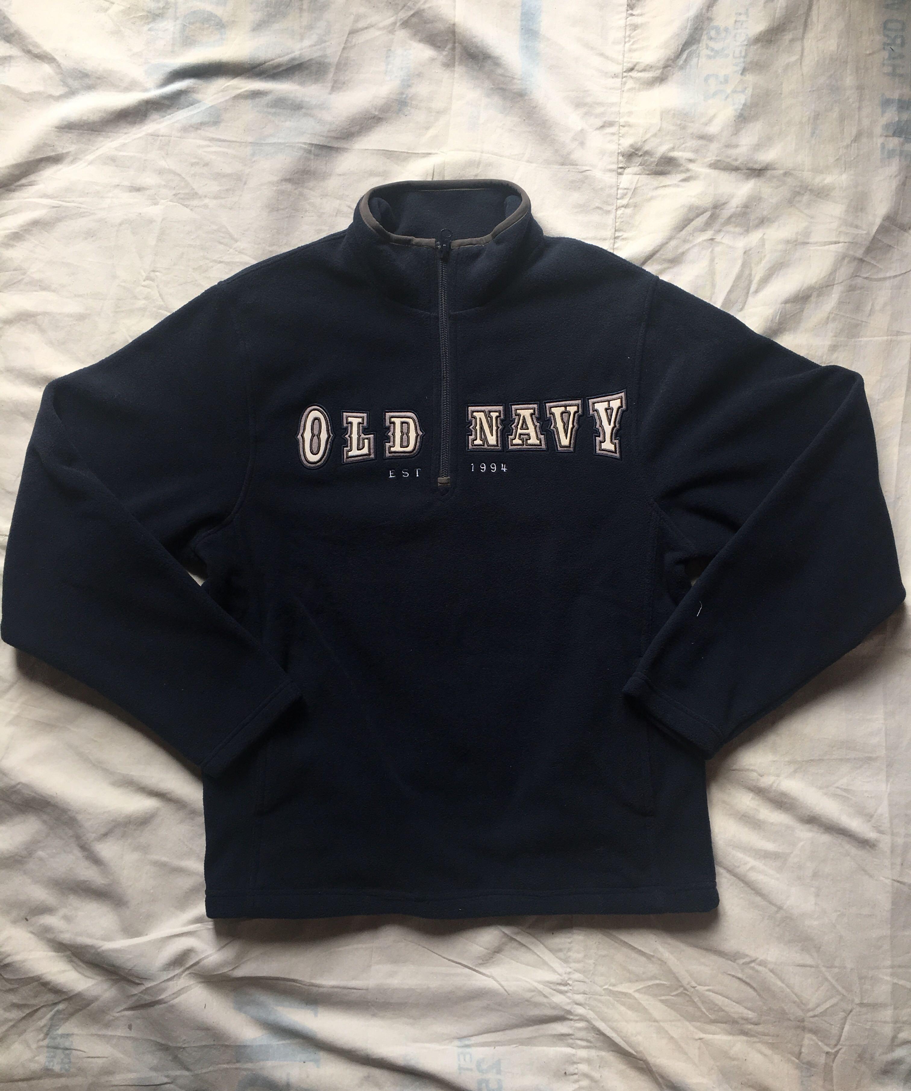 old navy half zip pullover